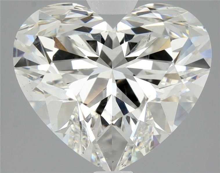 2.10ct I SI1 Rare Carat Ideal Cut Heart Diamond