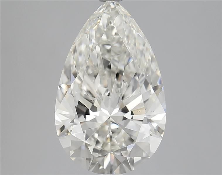 3.56ct H VS2 Rare Carat Ideal Cut Pear Lab Grown Diamond