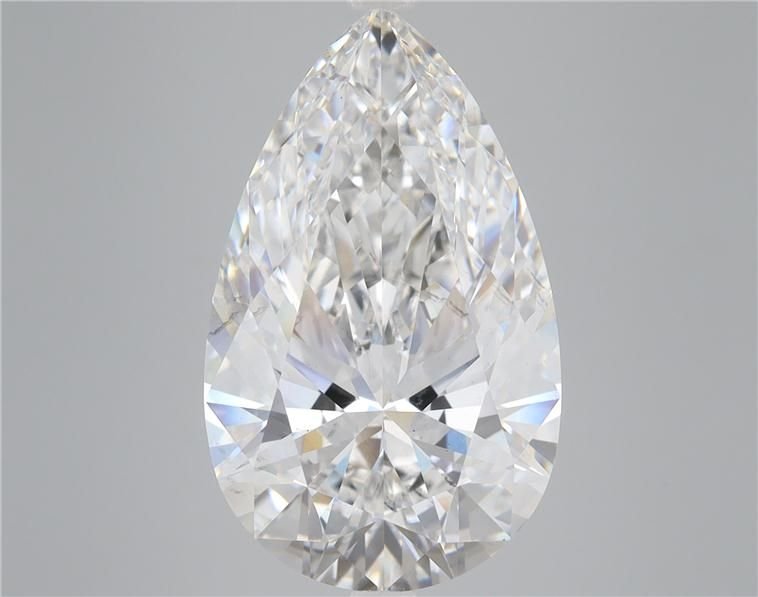 9.03ct F SI1 Rare Carat Ideal Cut Pear Lab Grown Diamond