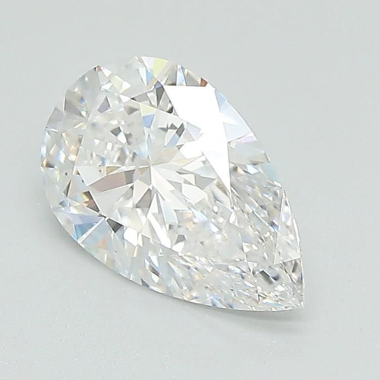 1.03ct D SI1 Rare Carat Ideal Cut Pear Lab Grown Diamond