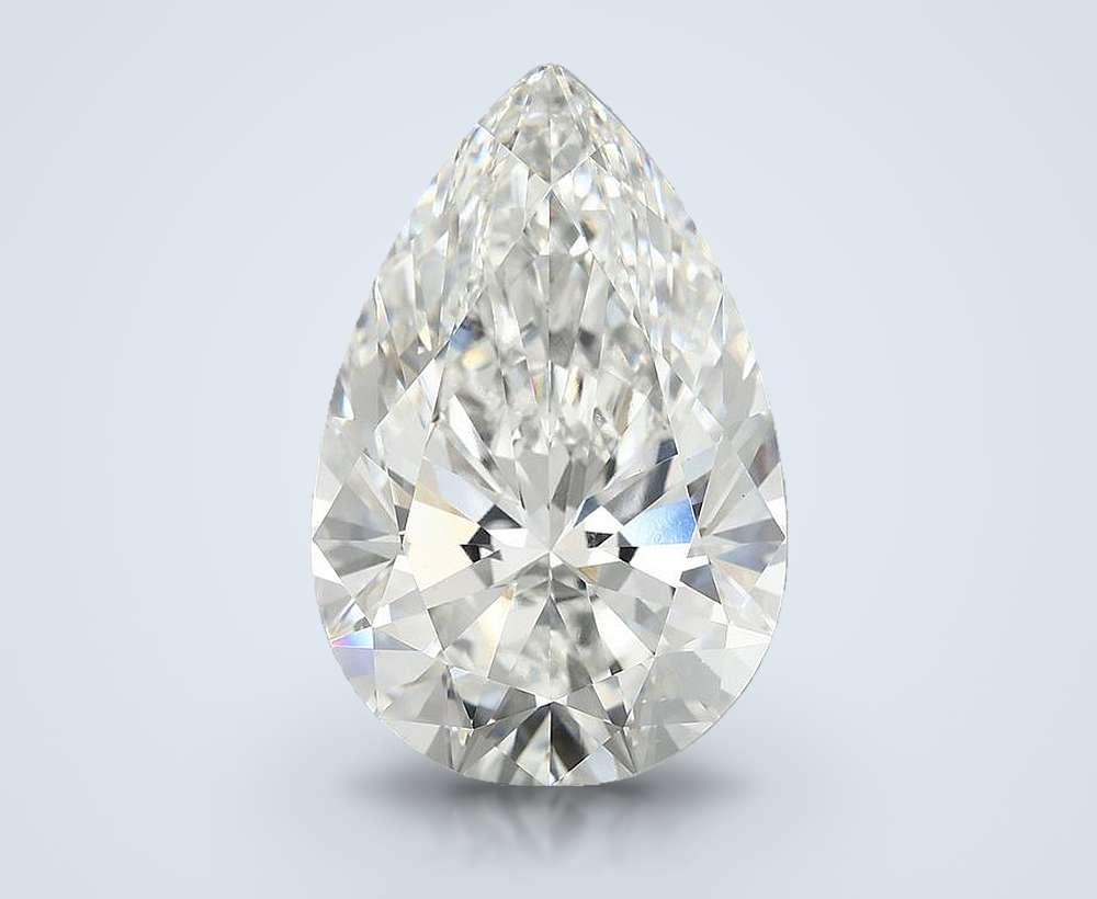 9.87 Carat Pear Lab Diamond