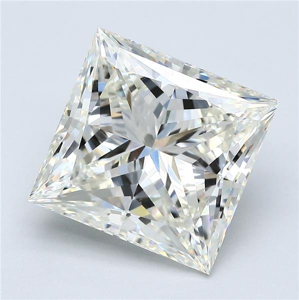 5.03ct I VVS2 Rare Carat Ideal Cut Princess Diamond