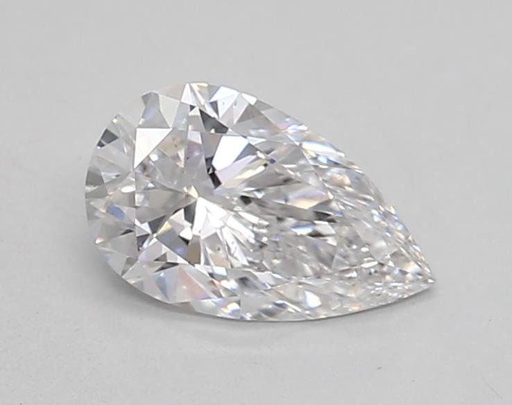 0.79ct D VS2 Rare Carat Ideal Cut Pear Lab Grown Diamond