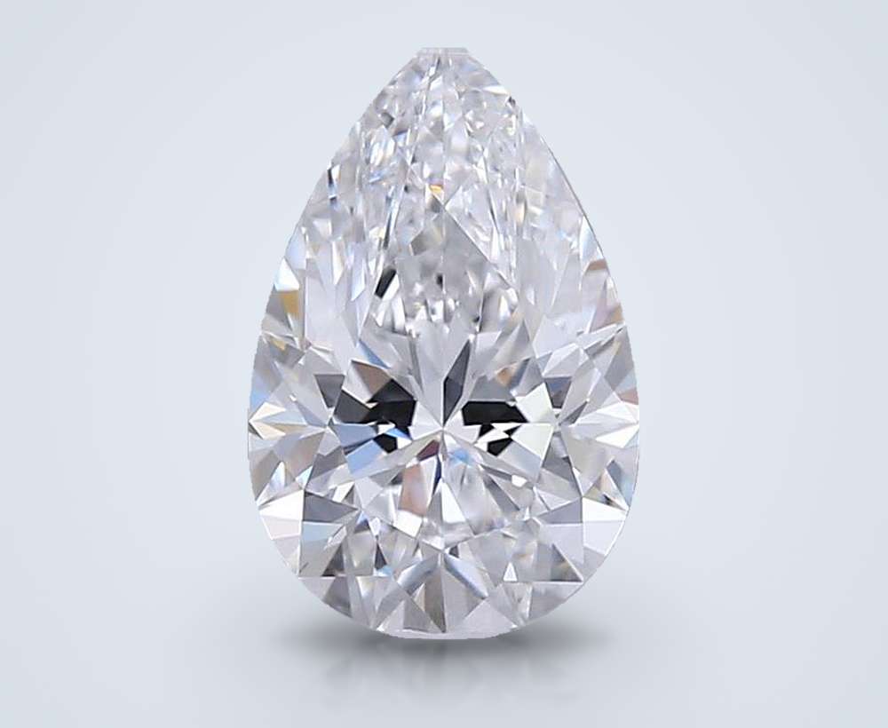 1.00 Carat Pear Lab Diamond