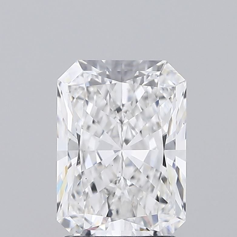 2.09ct E VS1 Rare Carat Ideal Cut Radiant Lab Grown Diamond