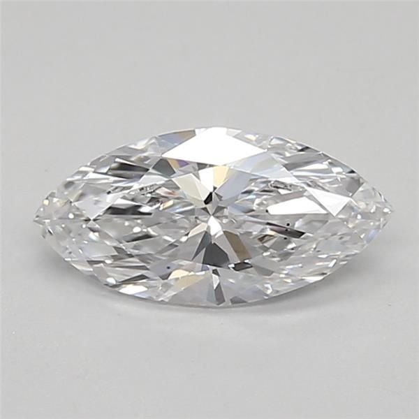 0.59ct D VS2 Rare Carat Ideal Cut Marquise Lab Grown Diamond