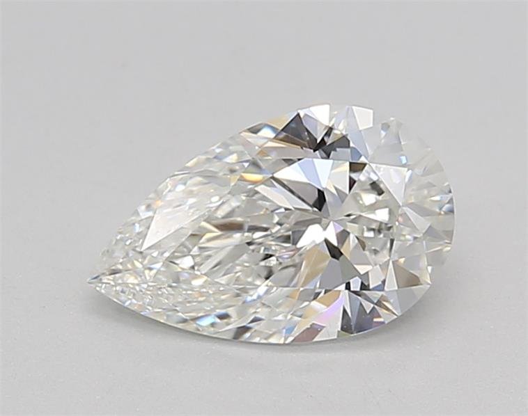 0.86ct F SI1 Rare Carat Ideal Cut Pear Lab Grown Diamond