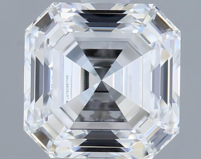 1.23ct D VVS2 Rare Carat Ideal Cut Asscher Lab Grown Diamond