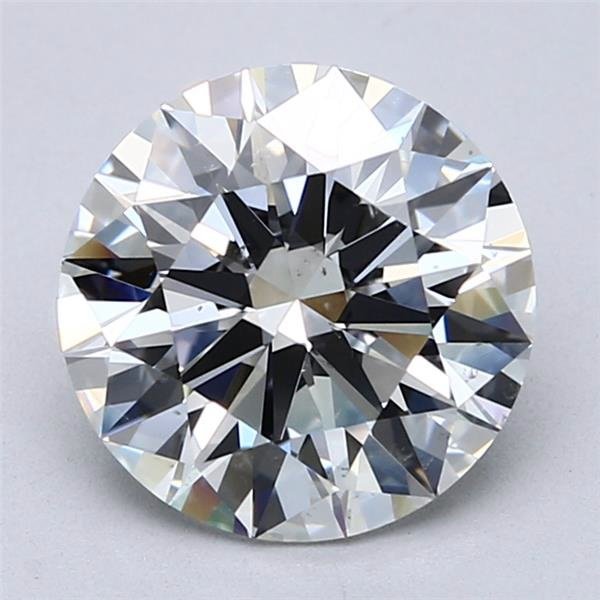 3.03ct G SI1 Rare Carat Ideal Cut Round Diamond