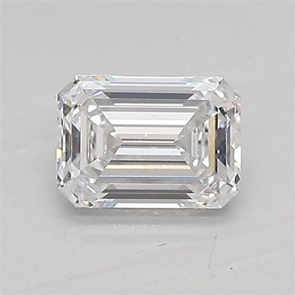 0.61ct D VVS2 Rare Carat Ideal Cut Emerald Lab Grown Diamond