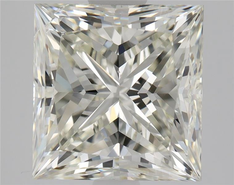 3.01ct K SI1 Rare Carat Ideal Cut Princess Diamond