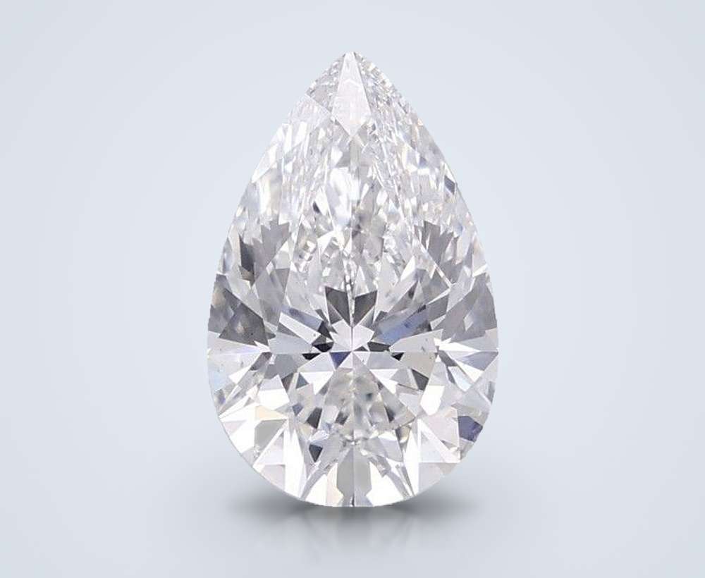 2.50 Carat Pear Lab Diamond