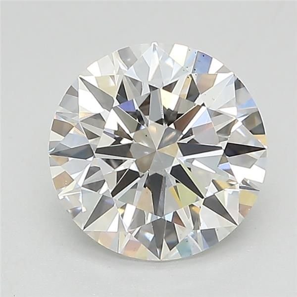 2.06ct D VS2 Rare Carat Ideal Cut Round Lab Grown Diamond