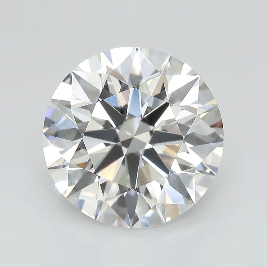 5.29ct F VVS2 Rare Carat Ideal Cut Round Lab Grown Diamond