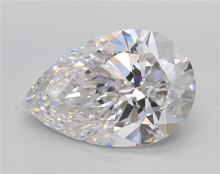 13.23ct E VS1 Rare Carat Ideal Cut Pear Lab Grown Diamond