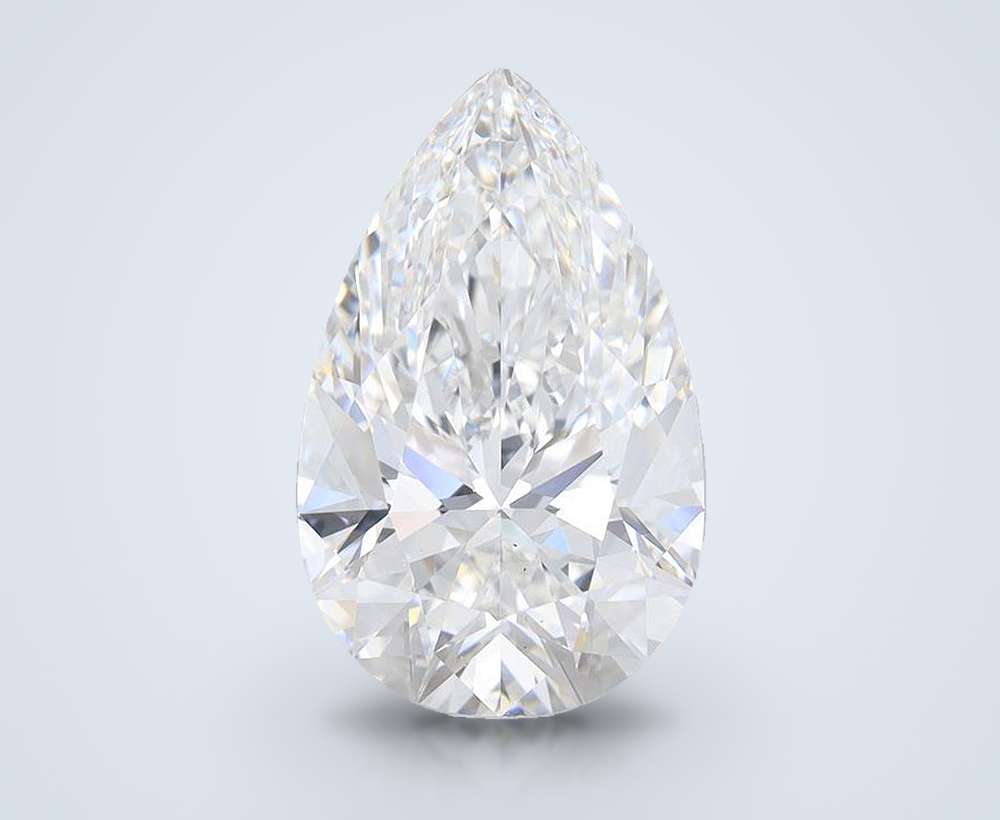 5.50 Carat Pear Lab Diamond