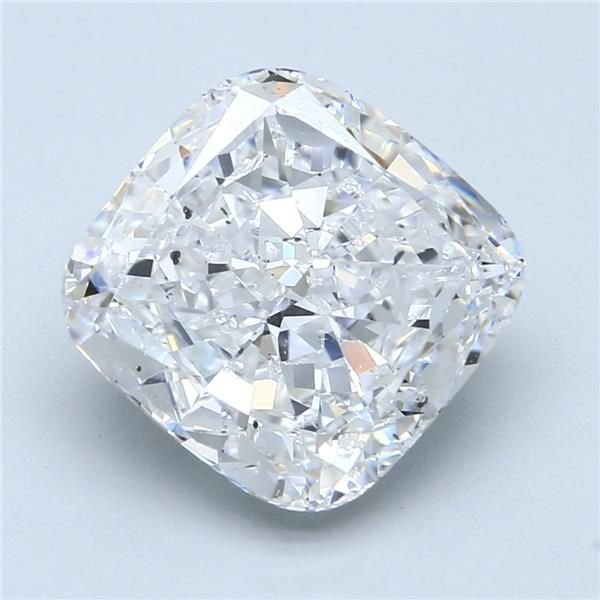 7.56ct D SI1 Good Cut Cushion Diamond