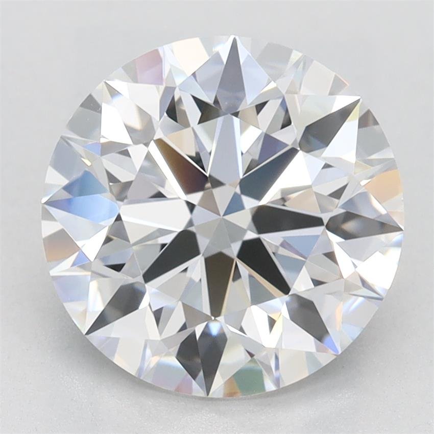 2.64ct D VVS1 Rare Carat Ideal Cut Round Lab Grown Diamond