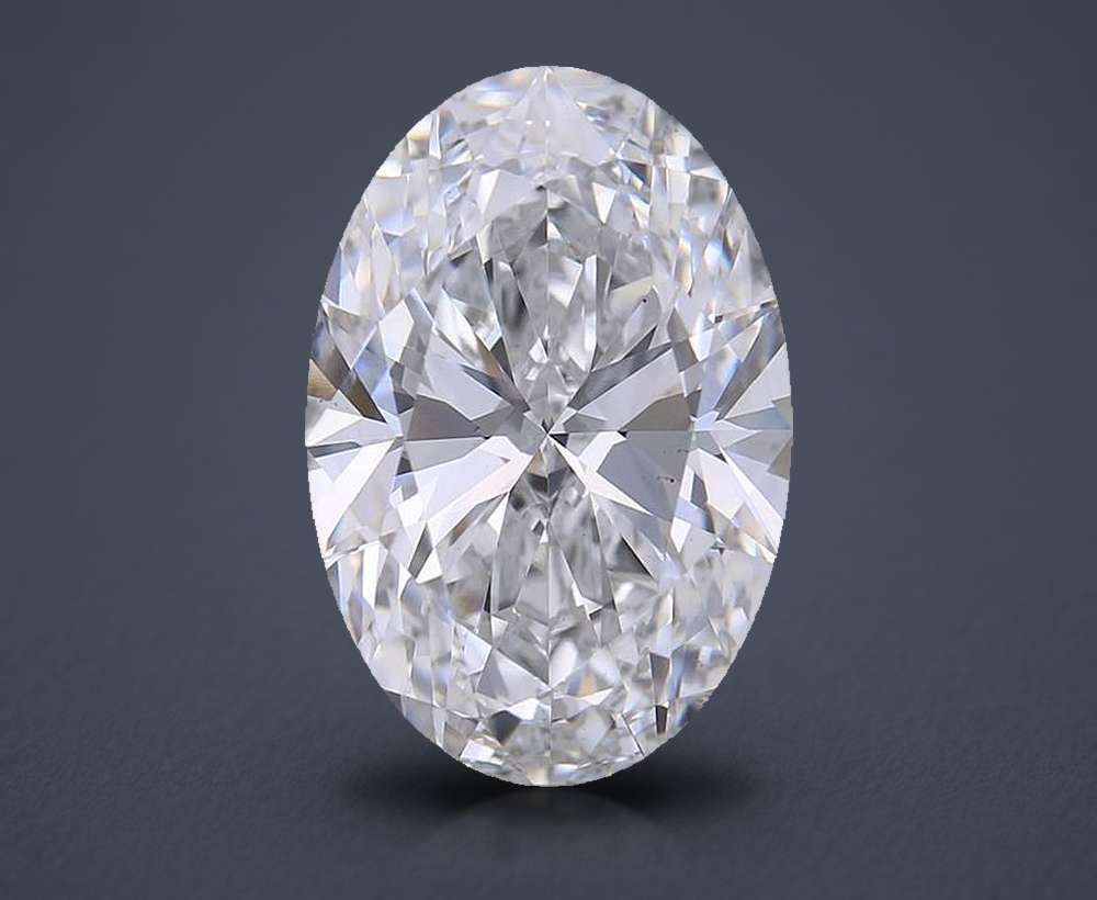 3.66 Carat Oval Lab Diamond