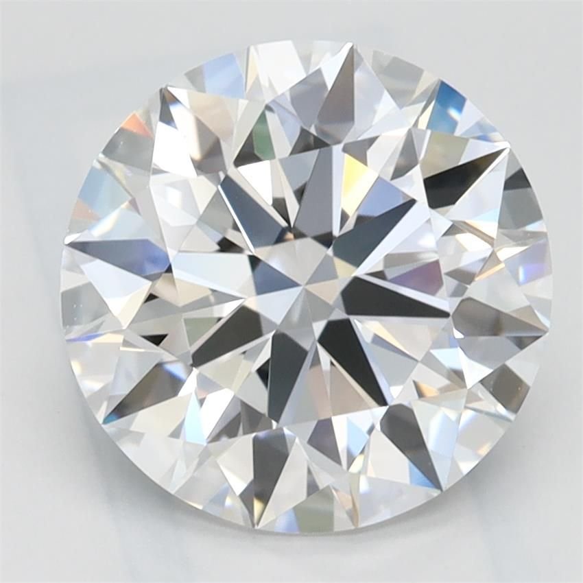 2.49ct D VVS1 Rare Carat Ideal Cut Round Lab Grown Diamond