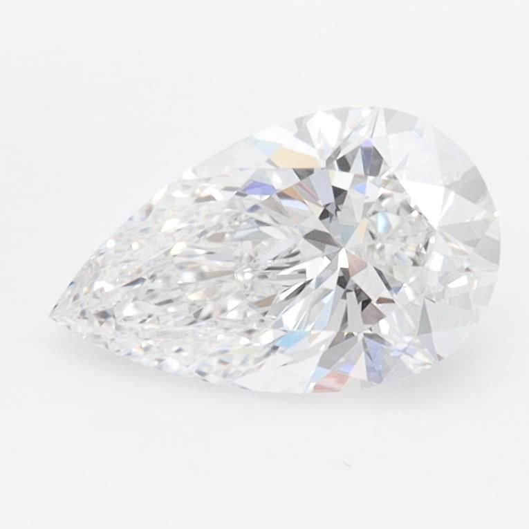 1.07ct D VVS1 Rare Carat Ideal Cut Pear Lab Grown Diamond