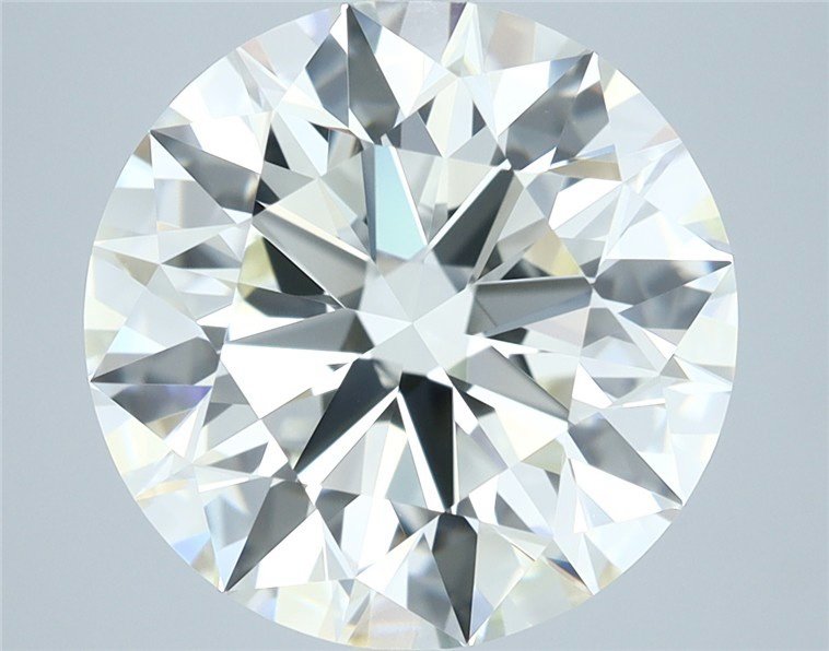 6.15ct J IF Rare Carat Ideal Cut Round Diamond