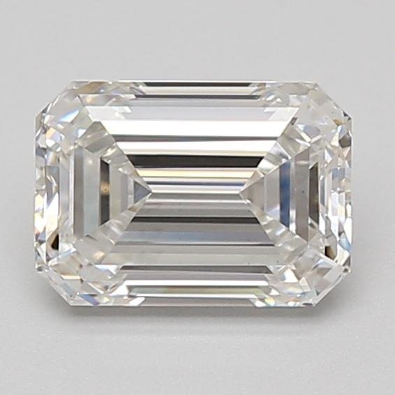 1.59ct F VS1 Rare Carat Ideal Cut Emerald Lab Grown Diamond