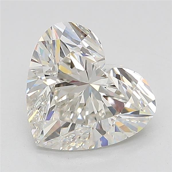 2.21ct H VS1 Rare Carat Ideal Cut Heart Lab Grown Diamond