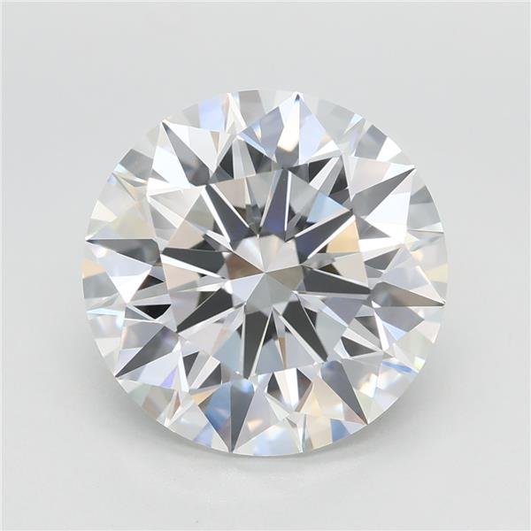 4.08ct E VVS2 Rare Carat Ideal Cut Round Lab Grown Diamond
