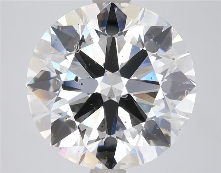 4.40ct F SI1 Rare Carat Ideal Cut Round Lab Grown Diamond