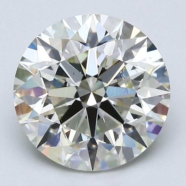3.52ct K VS2 Excellent Cut Round Diamond