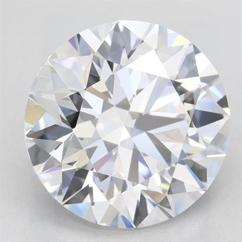 2.61ct D VVS1 Rare Carat Ideal Cut Round Lab Grown Diamond