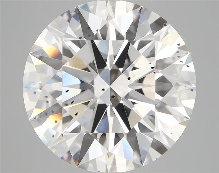 7.03ct E SI1 Rare Carat Ideal Cut Round Lab Grown Diamond