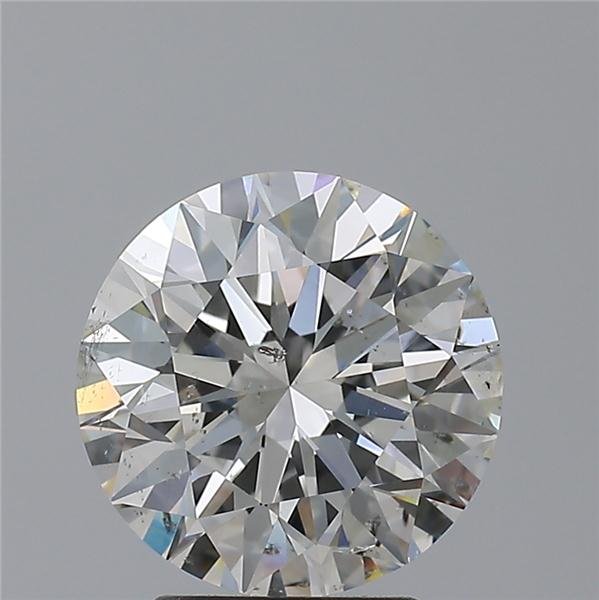 2.72ct H SI2 Rare Carat Ideal Cut Round Diamond