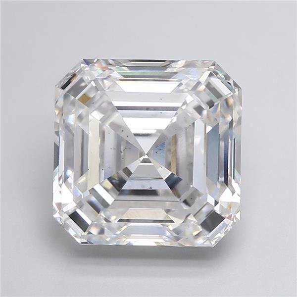 10.27ct F VS2 Rare Carat Ideal Cut Asscher Lab Grown Diamond