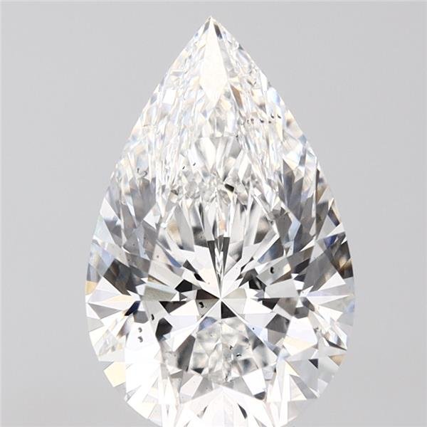 3.08ct G SI1 Rare Carat Ideal Cut Pear Lab Grown Diamond