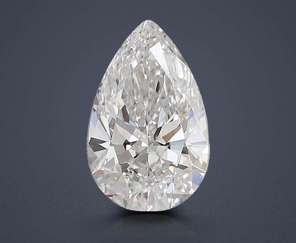 1.54 Carat Pear Lab Diamond