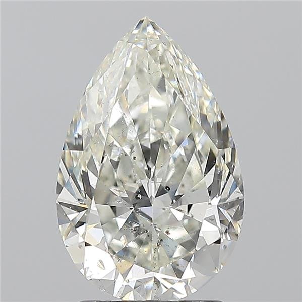 2.51ct I SI2 Rare Carat Ideal Cut Pear Diamond