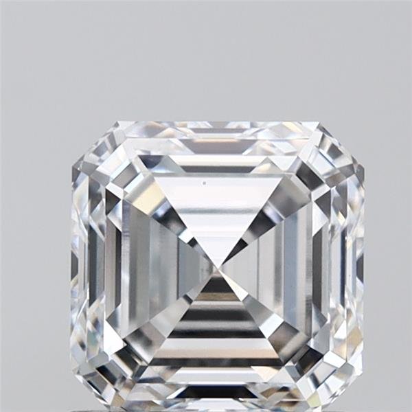 1.28ct E VS1 Rare Carat Ideal Cut Asscher Lab Grown Diamond