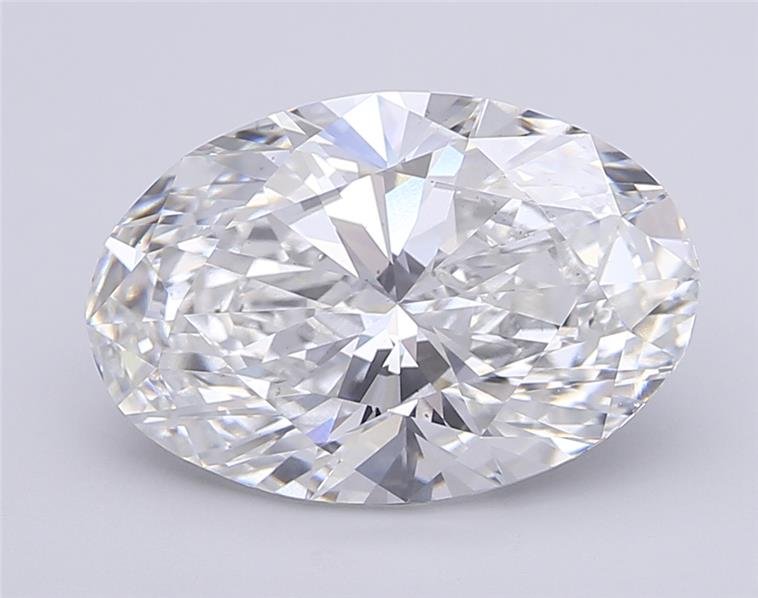 10.21ct F VS2 Rare Carat Ideal Cut Oval Lab Grown Diamond