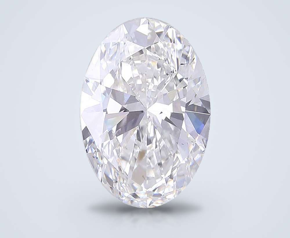 9.45 Carat Oval Lab Diamond