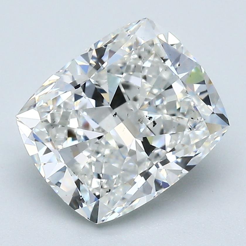 3.01ct F SI1 Very Good Cut Cushion Diamond