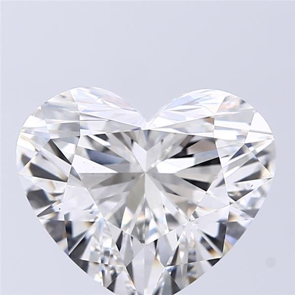 5.01ct H VS1 Rare Carat Ideal Cut Heart Lab Grown Diamond