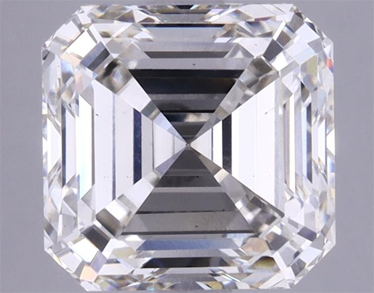 2.74ct H VS1 Rare Carat Ideal Cut Asscher Lab Grown Diamond