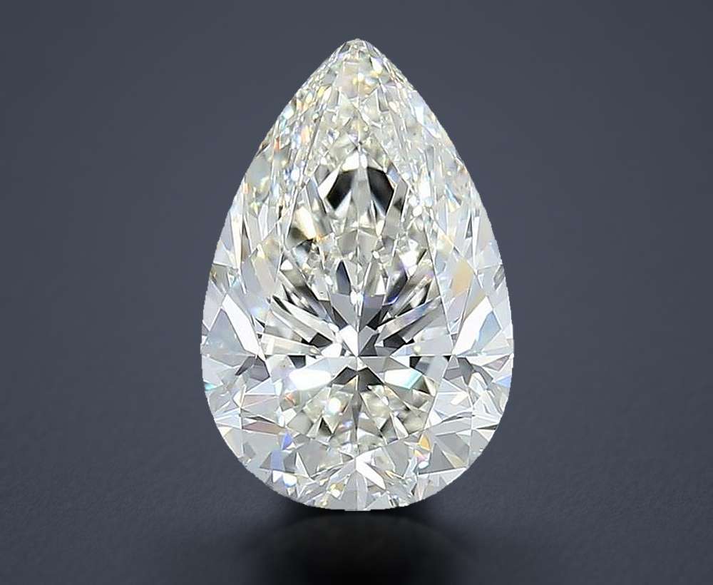 3.15 Carat Pear Natural Diamond