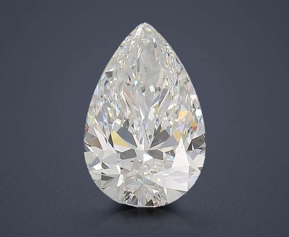 4.01 Carat Pear Natural Diamond