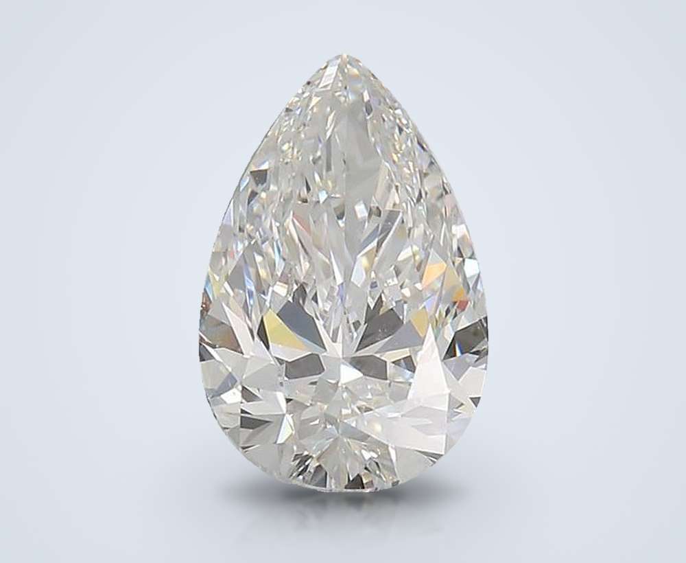 4.01 Carat Pear Natural Diamond