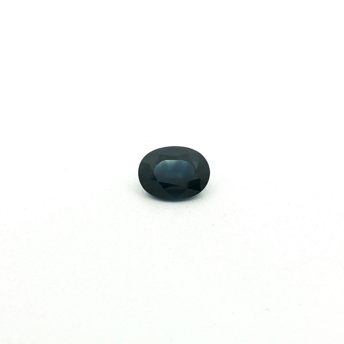 7.34 Carat Blue Oval Sapphire