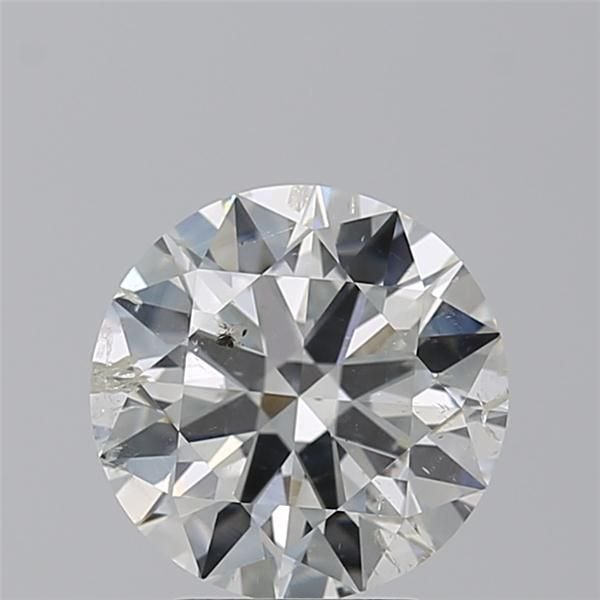 3.01ct H SI2 Rare Carat Ideal Cut Round Diamond