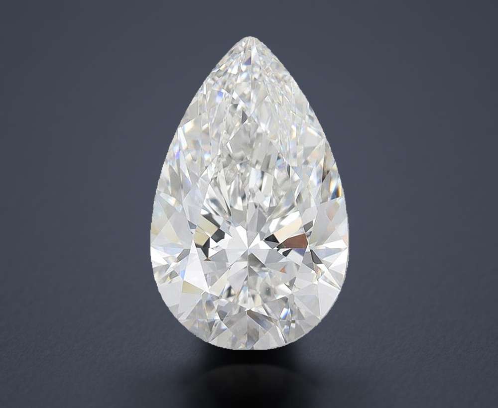 4.34 Carat Pear Lab Diamond